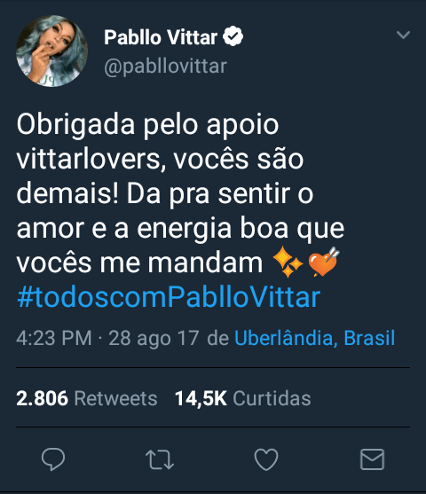 Pabllo Vittar sofre ataque de hacker no&nbsp;YouTube