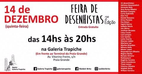 Feira de Desenhistas recebe 32&nbsp;artistas
