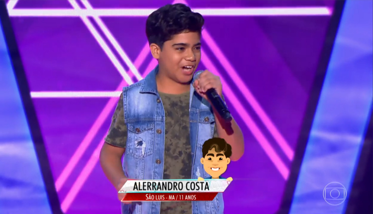 Alerrandro Costa se destaca na estreia do The Voice&nbsp;Kids