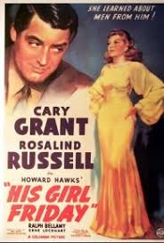 JEJUM DE AMOR (His Girl Friday, 1939), de Howard Hawks