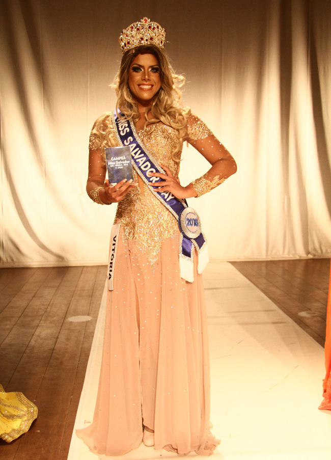 Duda Baroni é eleita Miss Salvador&nbsp;Gay