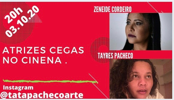 Live proporciona diálogo sobre as atrizes cegas no cinema&nbsp;maranhense