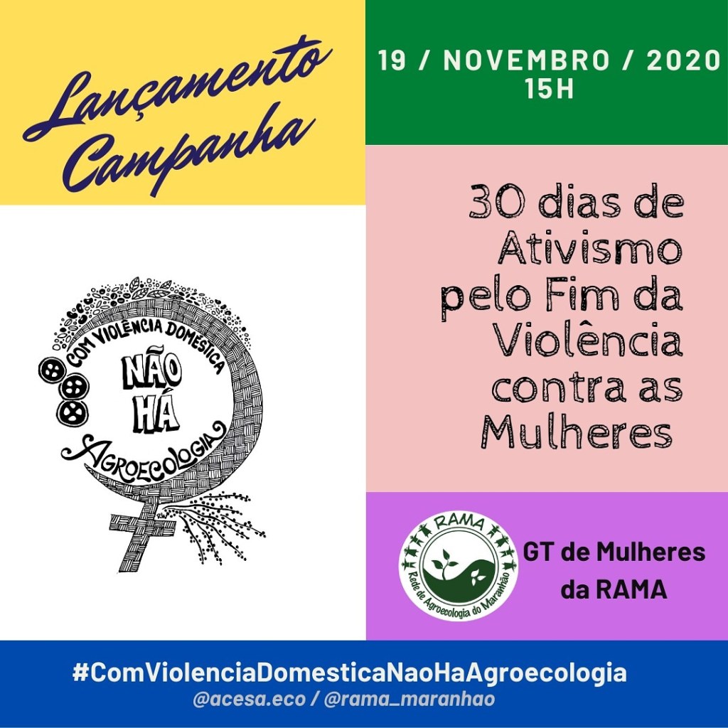 Associações agroecológicas lançam campanha de combate à violência contra a mulher no&nbsp;Maranhão