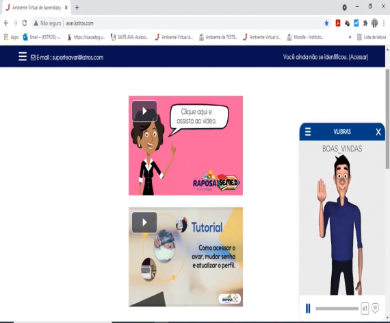 Prefeitura de Raposa disponibiliza conteúdos digitas em LIBRAS para alunos e cursistas do NUFOC