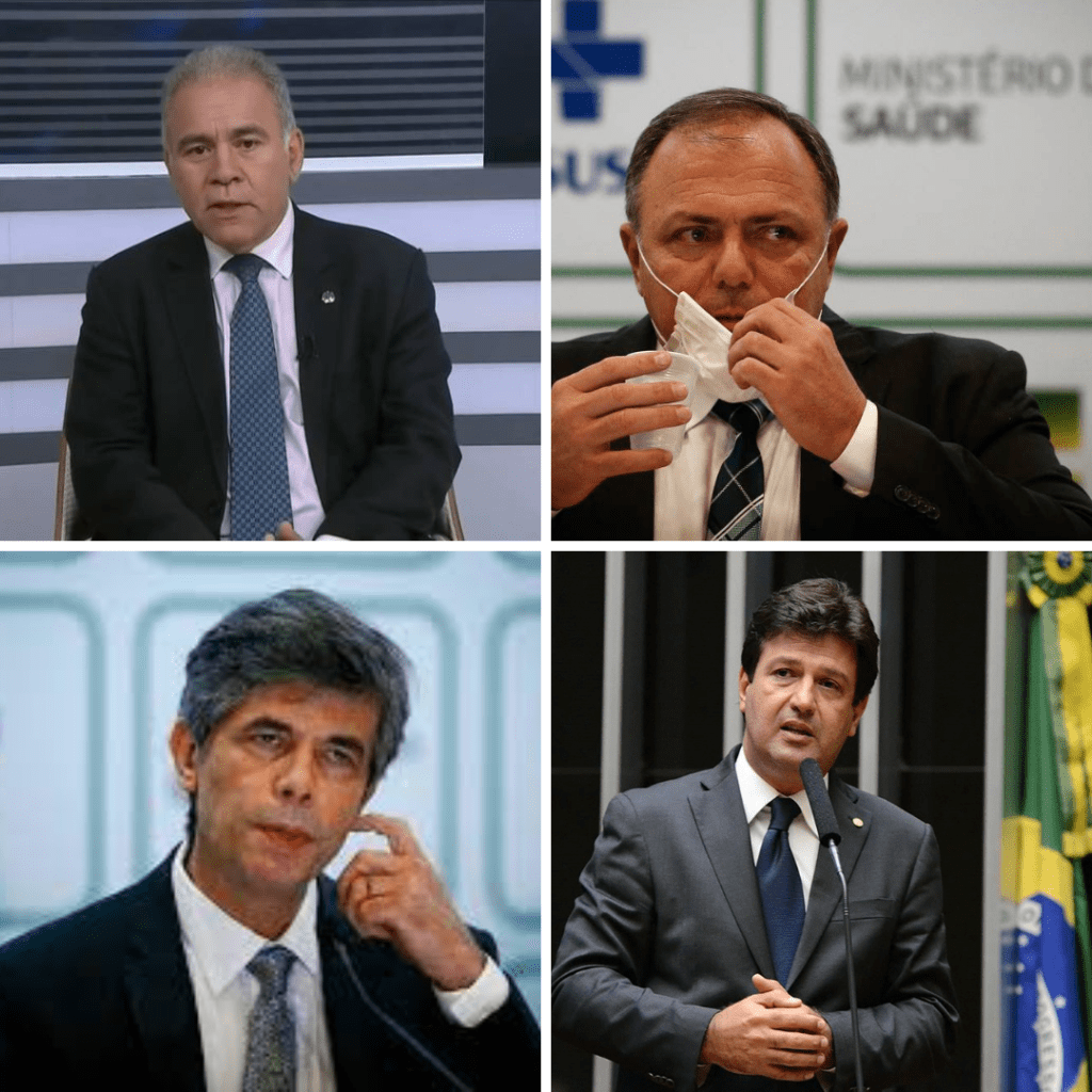 Senadores querem os quatros ocupantes do Ministério da Saúde na CPI da&nbsp;Pandemia