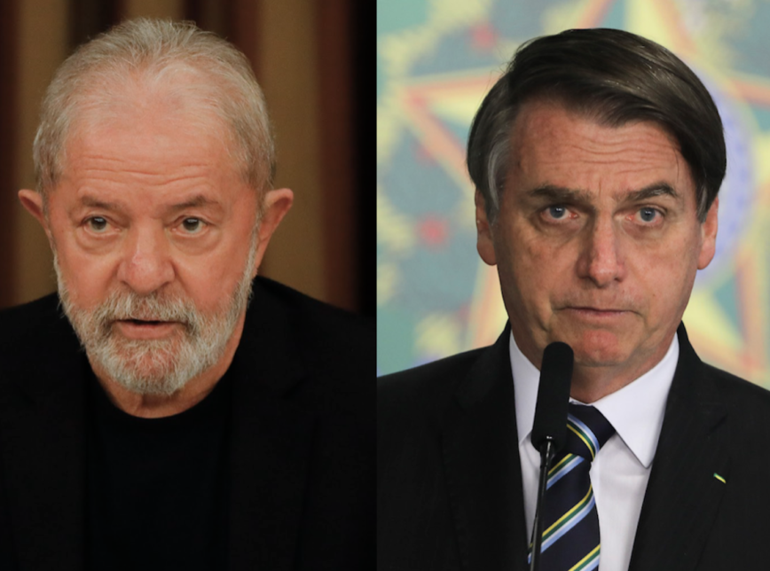 Lula amplia vantagem sobre Bolsonaro no 2º turno e venceria por 52% a 34%