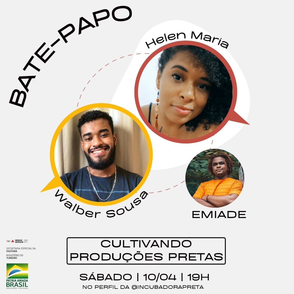 Maranhenses participam de live sobre produções pretas, neste sábado&nbsp;(10)