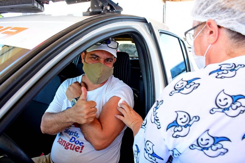Prefeitura começa a semana com vacinação de idosos com 64 e 63 anos contra a Covid-19 em São&nbsp;Luís
