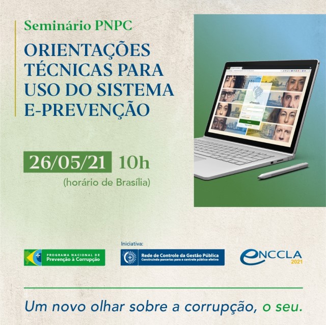 Inscrição em seminário sobre e-Prevenção do PNPC termina nesta&nbsp;terça