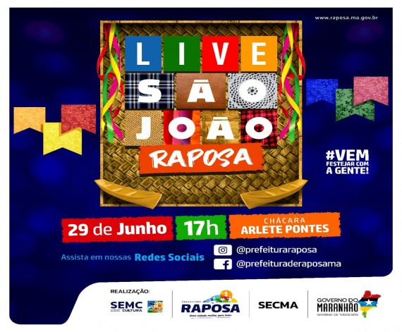 Raposa promove primeira live de São&nbsp;João