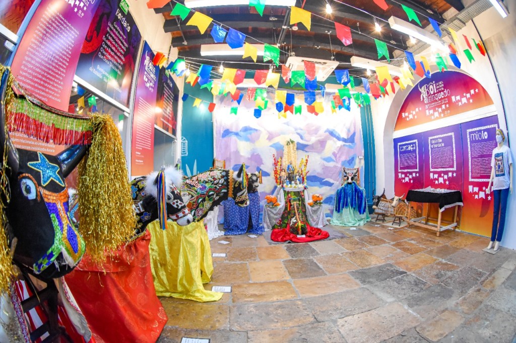 Exposição “Boi brinquedo – carcaça, bordado e miolo” acontece no FUMPH até dia 31 de&nbsp;julho