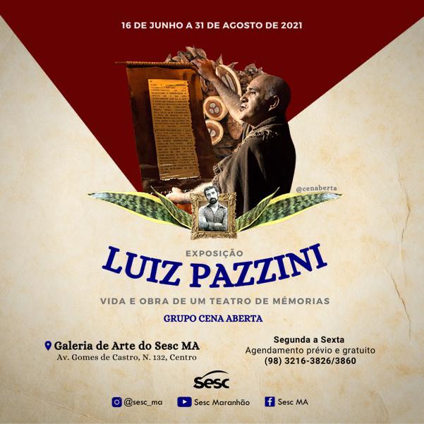 Exposição ‘Luiz Pazzini – Vida e obra de um teatro de memória’ acontece na galeria de Arte do&nbsp;SESC
