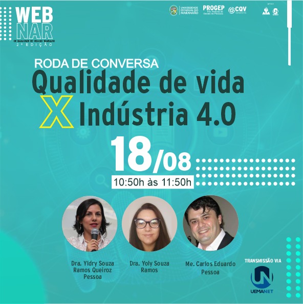 Inscrições abertas para roda de conversa “Qualidade de vida x Indústria&nbsp;4.0”