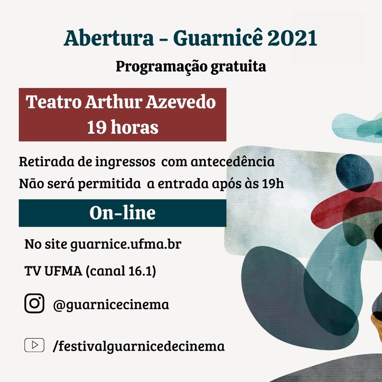 Festival Guarnicê de Cinema 2021 começará no Teatro Arthur Azevedo nesta sexta&nbsp;(17)