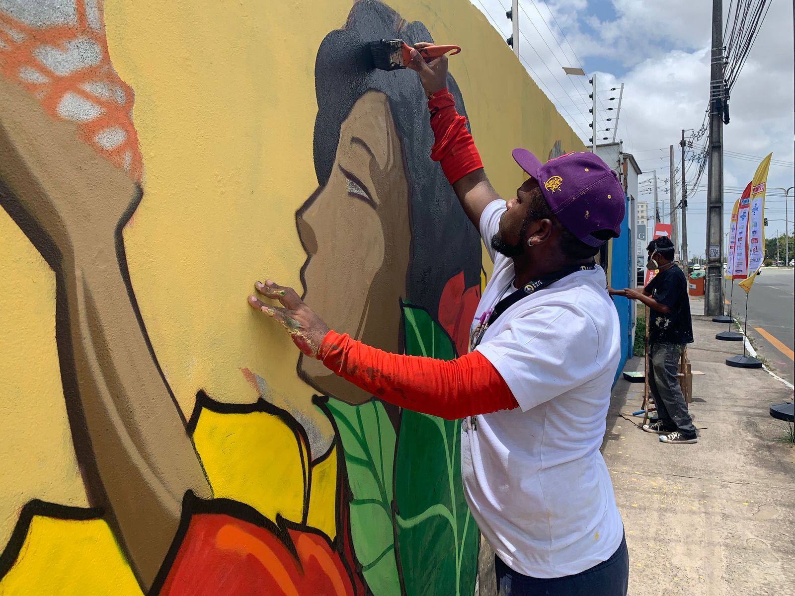 Arte no muro: subestação da Equatorial Maranhão é grafitada em homenagem aos 409 anos de São Luís 