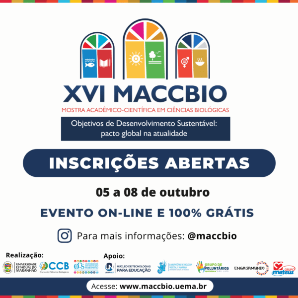 Inscrições abertas para o MACCBIO&nbsp;2021