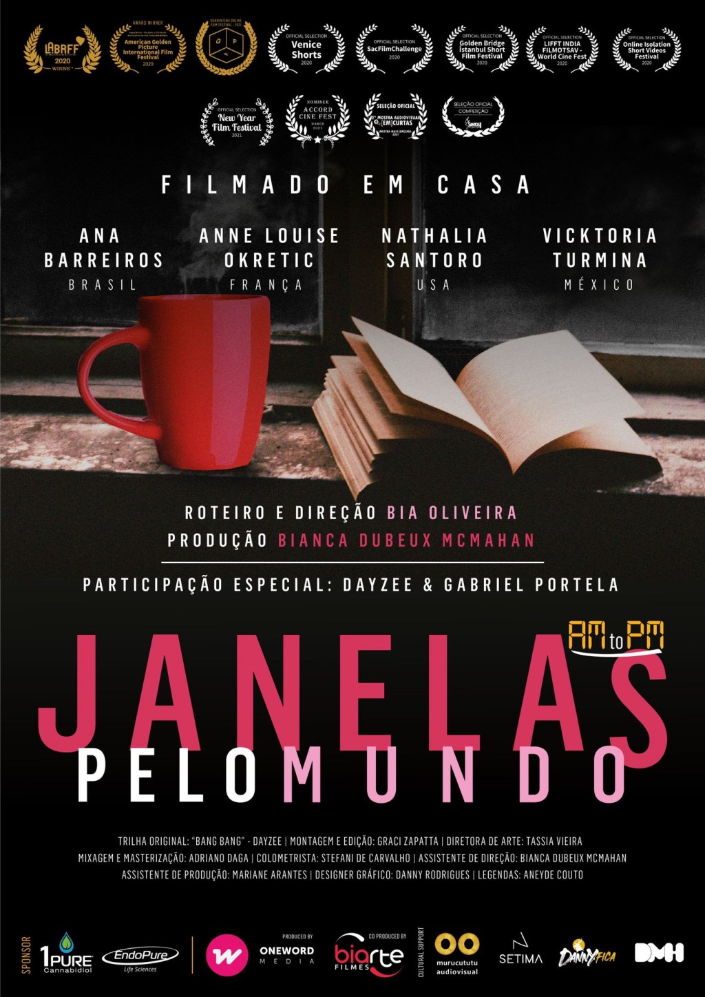 Curta brasileiro feito por mulheres está entre os selecionados do Inffinito Film&nbsp;Festival