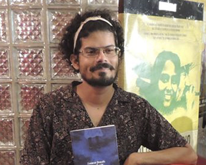 Autor Bruno Azevedo se apresenta no Arte da Palavra nesta quinta&nbsp;(28)