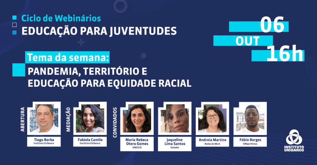 Instituto Unibanco e Instituto Maria e João Aleixo lançam em webinário e-book sobre relações étnico-raciais na educação&nbsp;básica