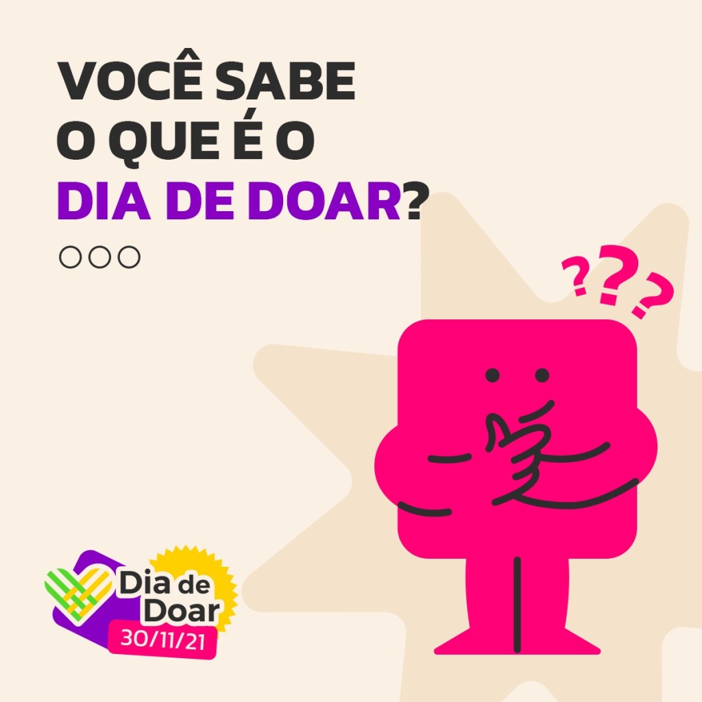 Dia de Doar reforça a importância das doações como um hábito entre os&nbsp;brasileiros