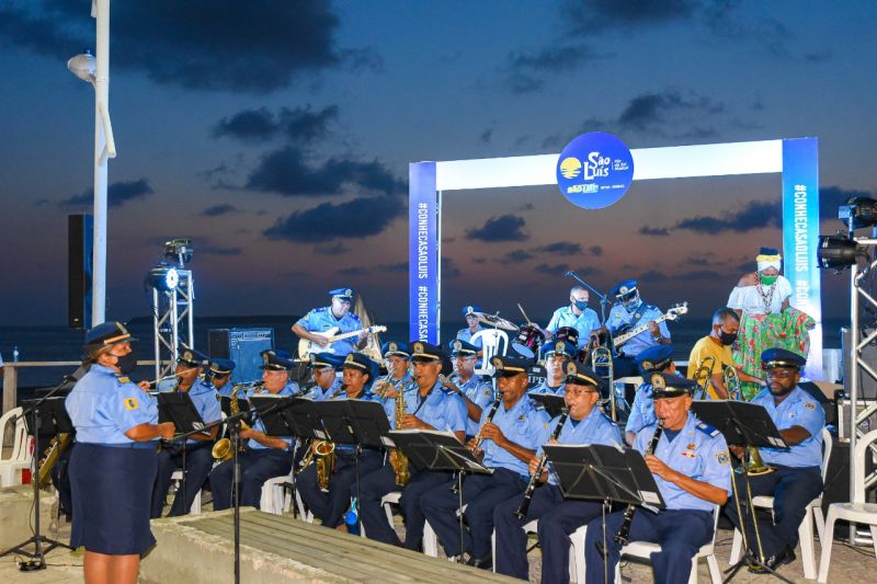 Edição do Pôr do Sol Musical com Boi Brilho da Ilha e Banda da Guarda Municipal será realizada neste domingo&nbsp;(28)