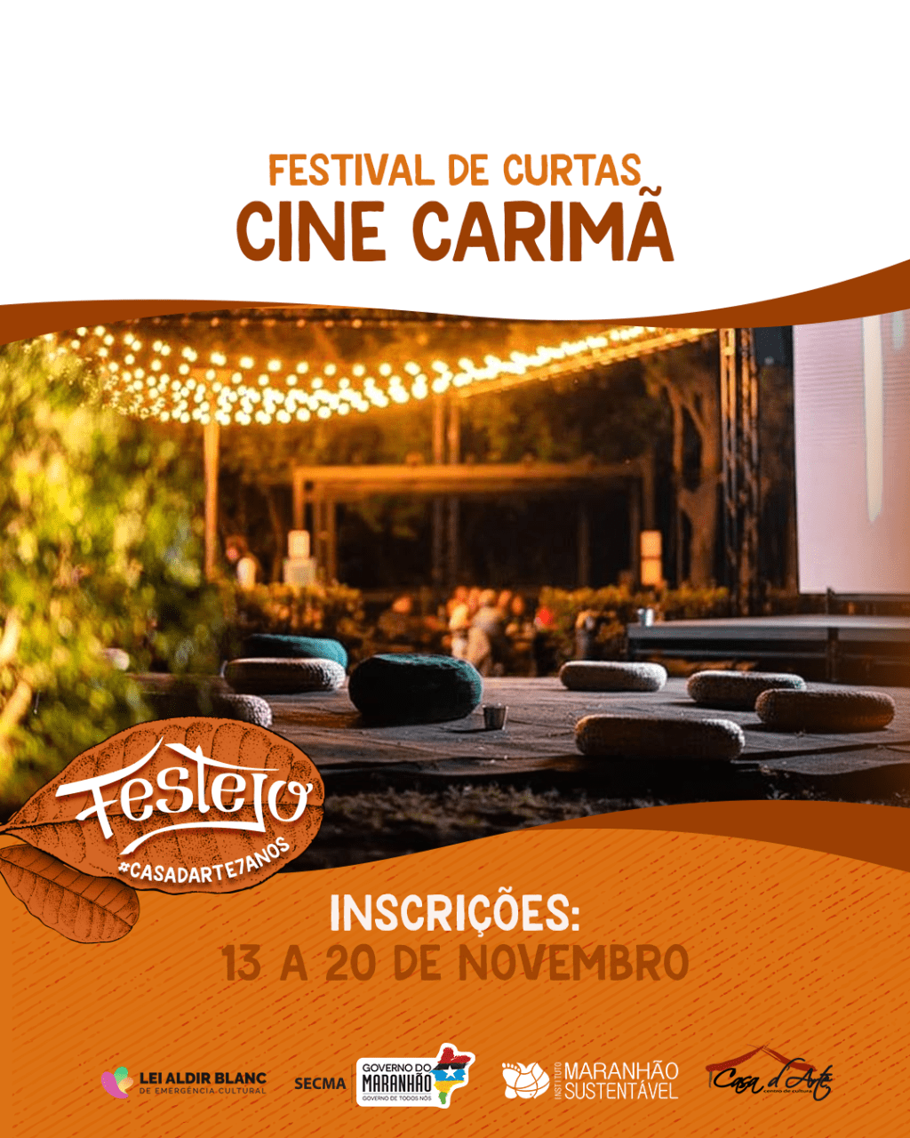 Com mais de 10 prêmios, Festival de Curtas Cine Carimã está com inscrições abertas em três&nbsp;categorias