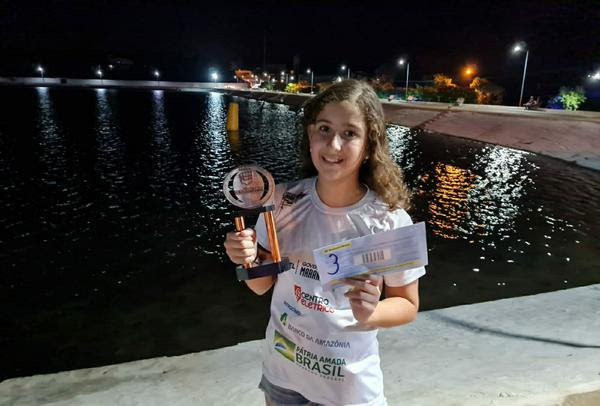 Jovem atleta maranhense, de apenas 11 anos, estará nas competições Mirim/Petiz e na maratona aquática do Torneio&nbsp;Cearense