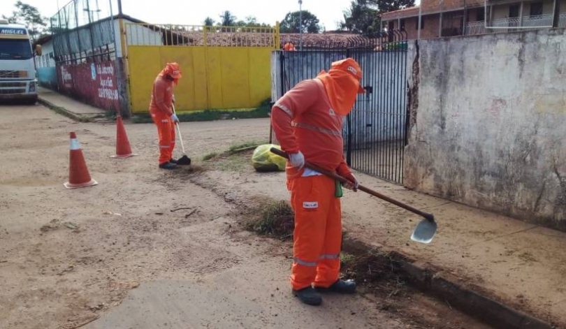 Limpeza pública realiza paralização advertência por falta de pagamento da Prefeitura de São&nbsp;Luís