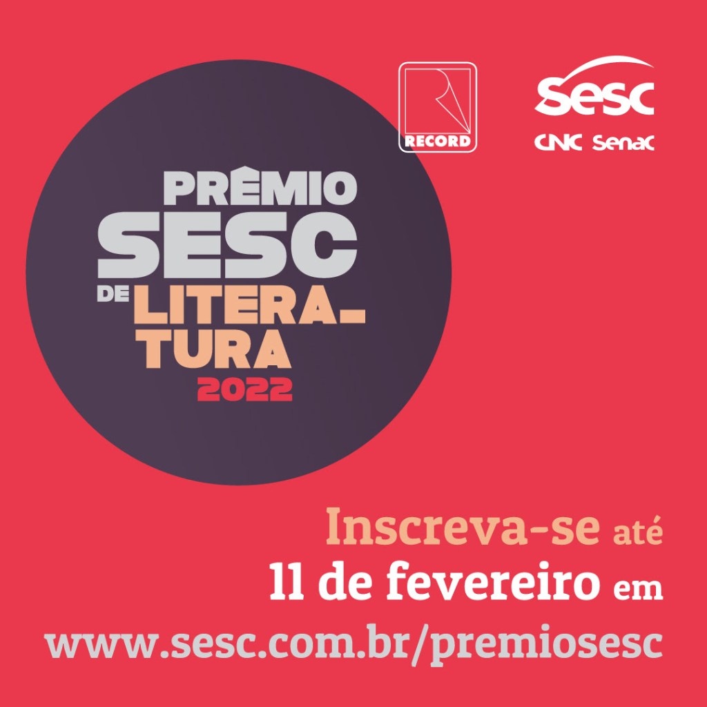 Prêmio Sesc de Literatura abre inscrições para edição&nbsp;2022