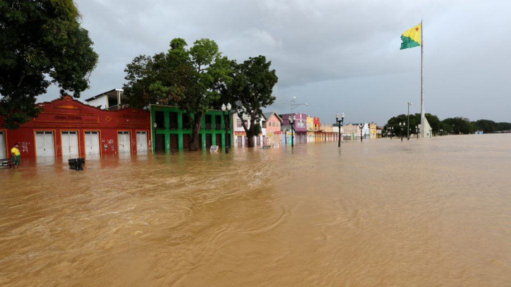 Estudo constata maior ocorrência de temporais e cheias de grande magnitude em Rio Branco, no&nbsp;Acre