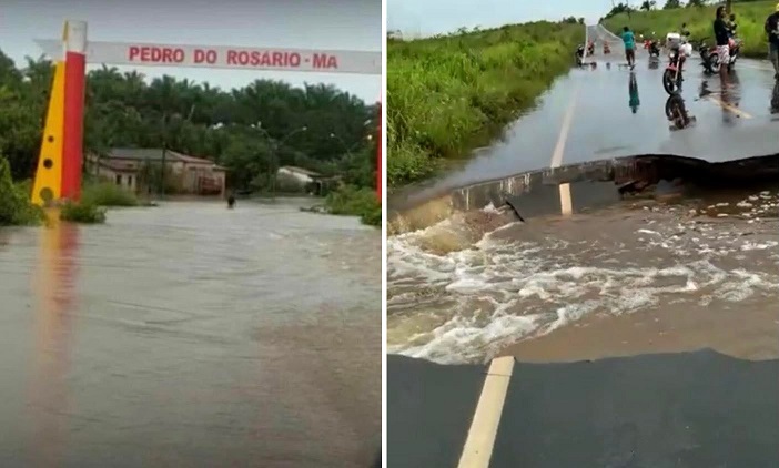 Pedro de Rosário entra em estado de calamidade por causa das fortes&nbsp;chuvas
