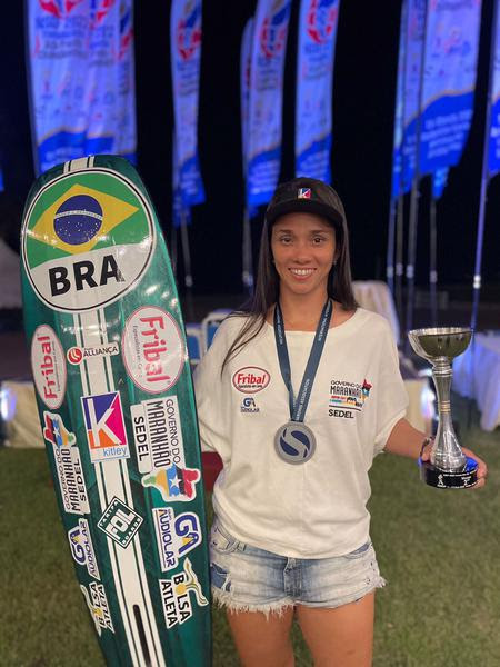 Maranhense Socorro Reis é vice-campeã asiática de&nbsp;Kitesurf