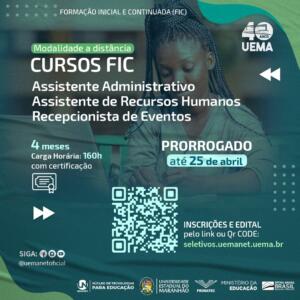 Inscrições para os cursos FIC foram&nbsp;prorrogadas