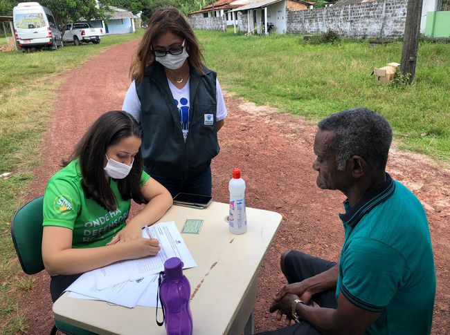 Defensorias do Estado e da União articulam fornecimento de energia na Ilha do Cajual durante mutirão em&nbsp;Alcântara