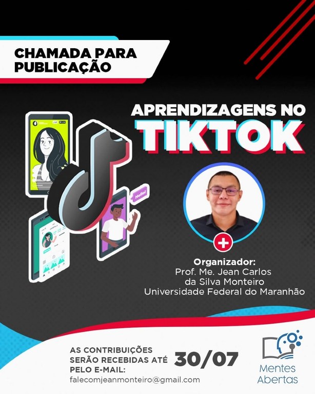 Jornalista Jean Carlos organiza livro sobre aprendizagens no&nbsp;TikTok