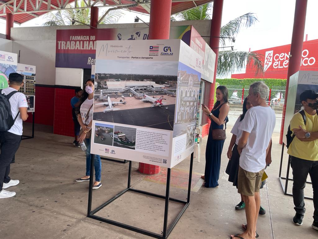 Exposição em homenagem a São Luís chega ao Terminal de Integração Distrito Industrial&nbsp;