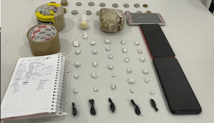 Homem é preso em flagrante por tráfico de droga no bairro da Vila&nbsp;Luizão