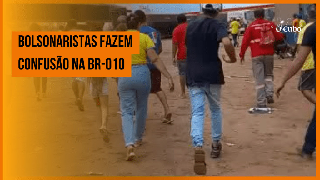 Bolsonaristas fazem confusão na&nbsp;BR-010