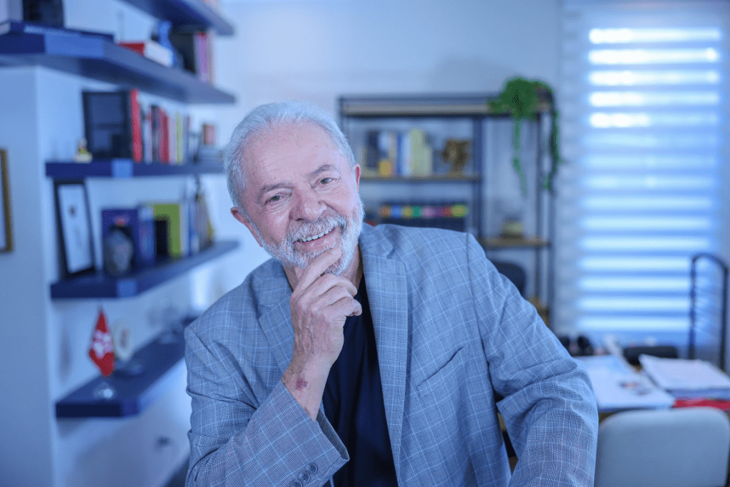 Lula conversa com o presidente dos Estados&nbsp;Unidos