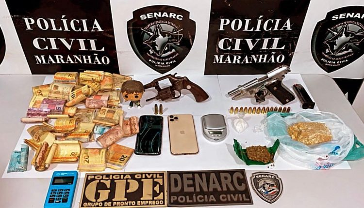 Operação apreende drogas, armas de fogo e duas pessoas são presas em&nbsp;Timon