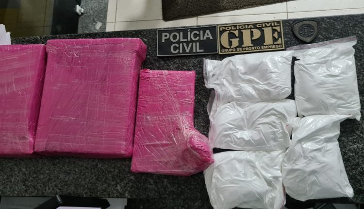 Operação apreende cerca de 15kg de maconha e 05kg de cocaína em Pedro do Rosário