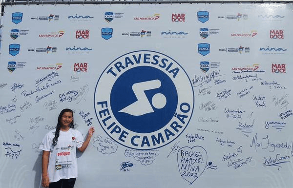 Sofia Duailibe é campeã dos 800m feminino na Travessia Felipe&nbsp;Camarão