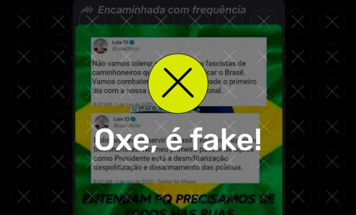 Lula confirmou que vai criar Guarda Nacional e desarmar a polícia? Isso é falso!