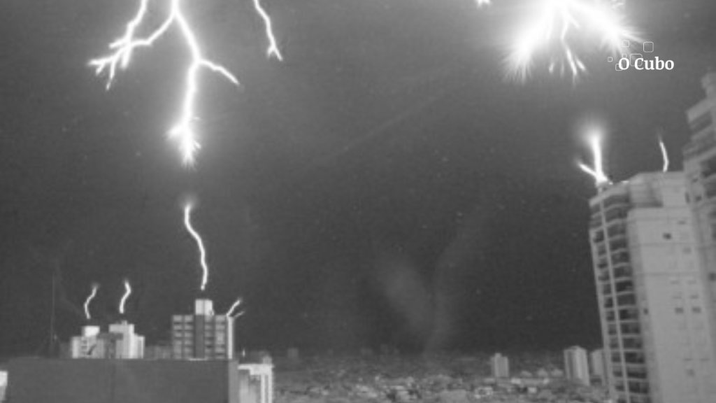 Imagem obtida por brasileiros com câmera ultrarrápida revela como funcionam os&nbsp;para-raios