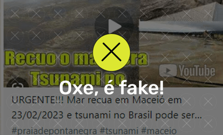 Tsunami no Brasil? É fake! Maré em Maceió não tem relação com fenômeno&nbsp;catastrófico