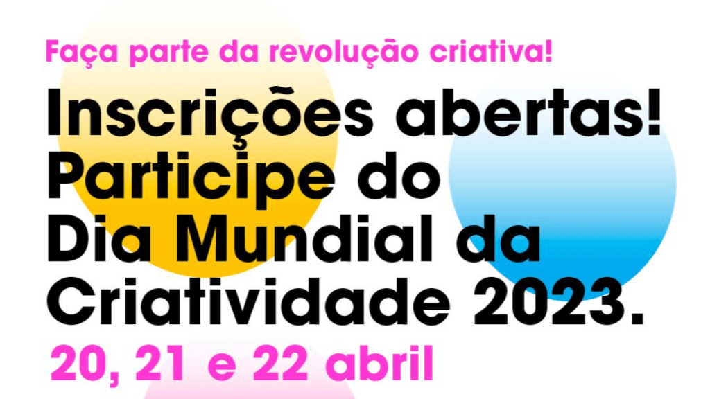 São Luís se prepara para sediar o Dia Mundial da Criatividade com atividades gratuitas pela&nbsp;cidade
