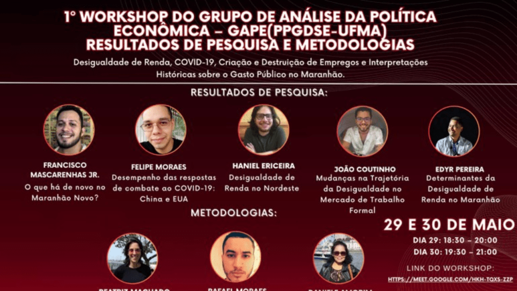 UFMA promove 1º Workshop do Grupo de Análise da Política&nbsp;Econômica