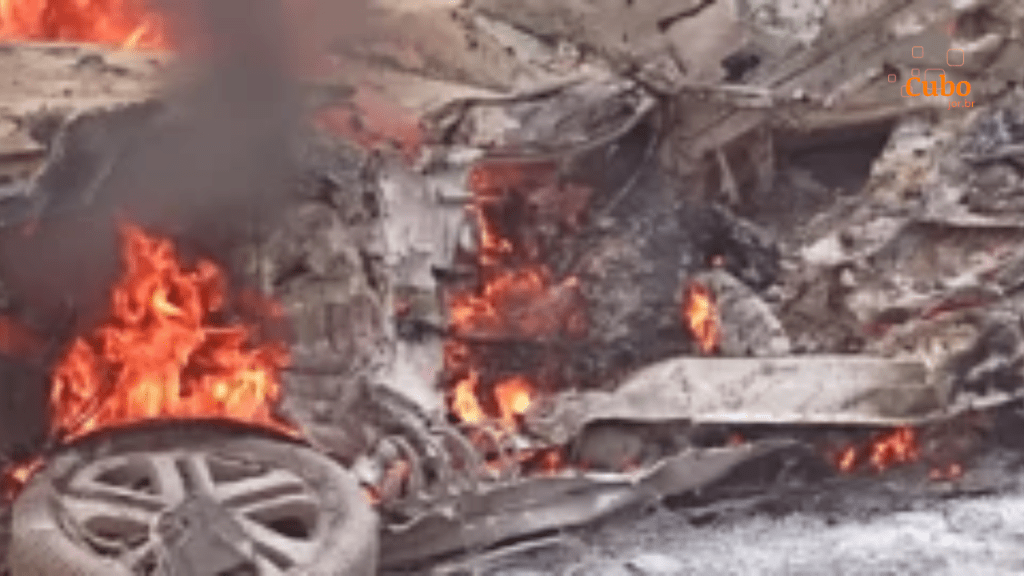 Colisão frontal na BR-135 no Maranhão resulta em duas vítimas&nbsp;carbonizadas