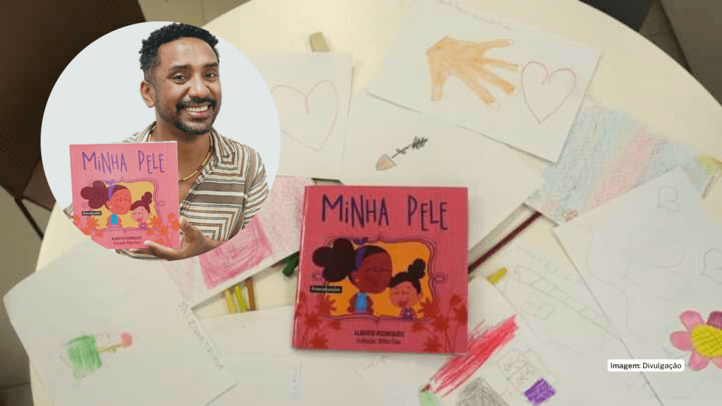 Escritor Alberto Rodrigues lança livro infantojuvenil ‘Minha Pele’ em tarde literária na Lekti Sebo e&nbsp;Livraria