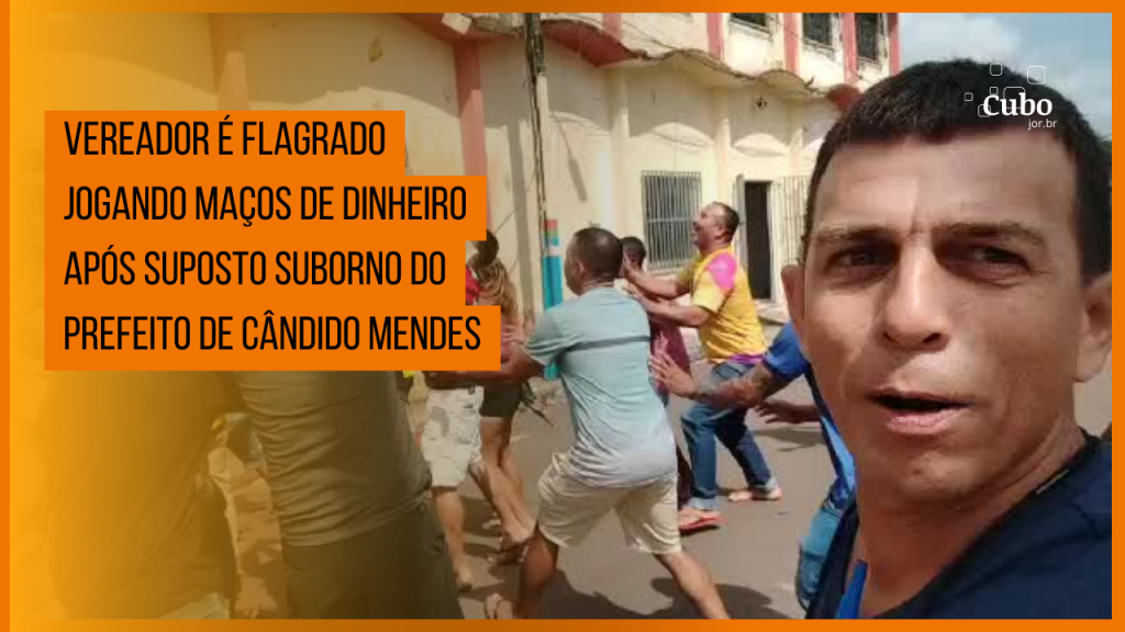 Vereador é flagrado jogando maços de dinheiro após suposto suborno do prefeito de Cândido&nbsp;Mendes